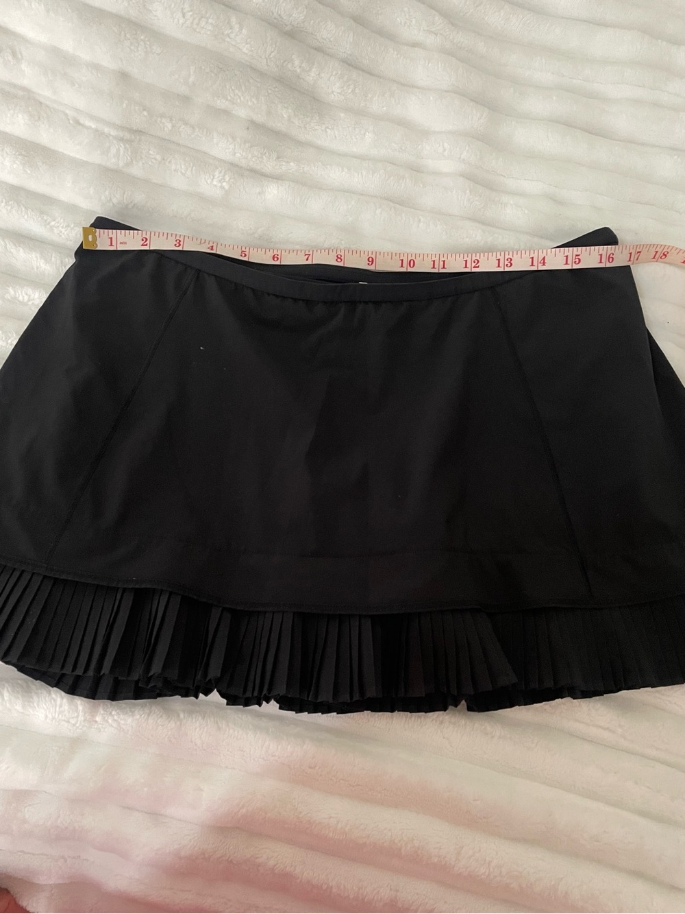 lululemon athletica Black Tennis Skirt with Pleated Hem - Picture 10 of 14